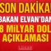 Bakan Elvan’dan 128 milyar dolar açıklaması!