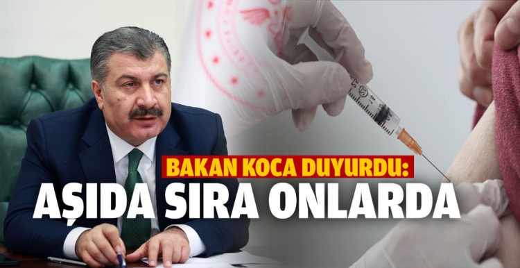 Bakan Koca Duyurdu! ‘Aşılamada Sıra 55 Yaşından Büyüklere Geldi’