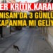 23 Nisan’da 3 günlük tam kapanma mı geliyor?