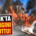 Ayvalık’ta ev yangınındaki sıcak anlar kameralara böyle yansıdı