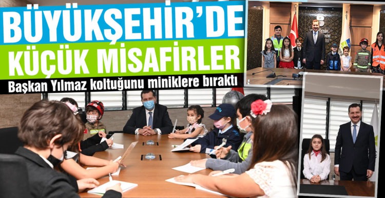 Büyükşehir’in minik misafirleri