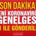 İçişleri Bakanlığı’ndan yeni koronavirüs genelgesi