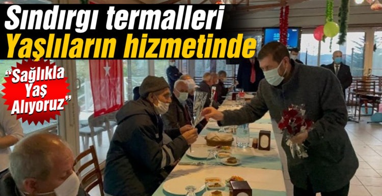 Sındırgı termalleri yaşlıların hizmetinde