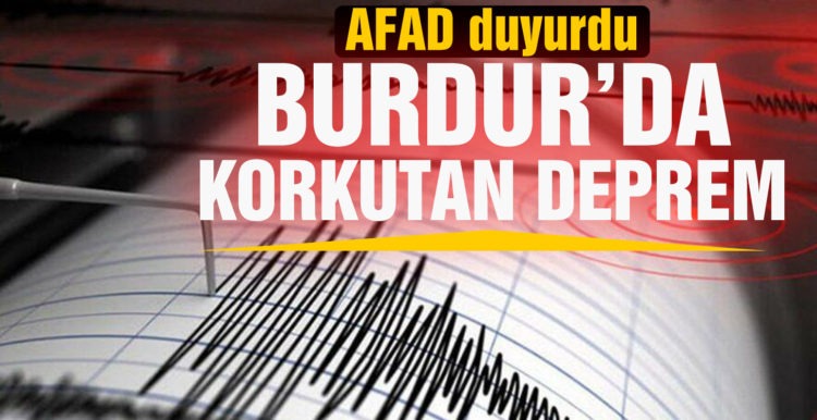Son Dakika: AFAD duyurdu! Burdur’da 3.5 büyüklüğünde deprem