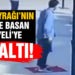 Türk bayrağının üzerine basan Suriyeli, gözaltına alındı