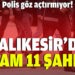 Balıkesir’de 11 şahıs huzur operasyonlarında göz altına alındı