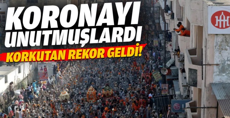 Hindistan’da koronavirüs tablosunda yeni rekor