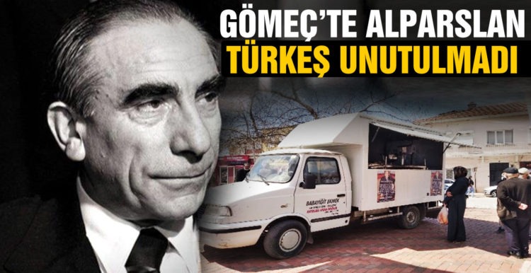 Gömeç’te Alparslan Türkeş unutulmadı
