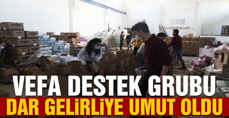 Vefa Destek Grubu Ramazan’da dar gelirliye umut oldu