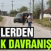 Gençlerden örnek davranış