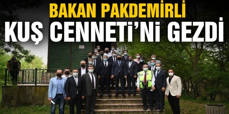 Bakan Pakdemirli Kuşcenneti Milli Parkı’nı ziyaret etti
