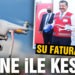 Su faturaları drone ile kesildi