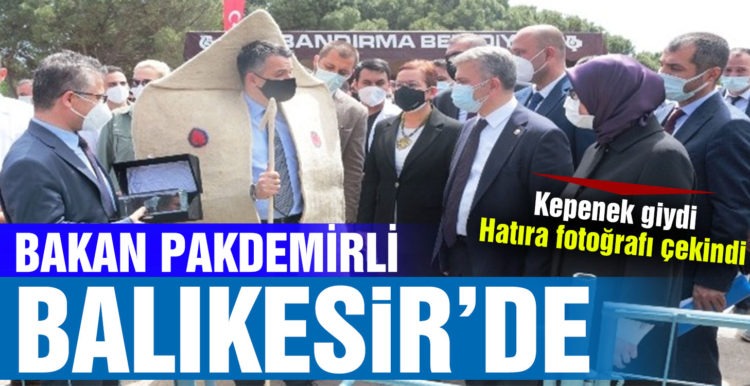 Bakan Pakdemirli kepenek giydi