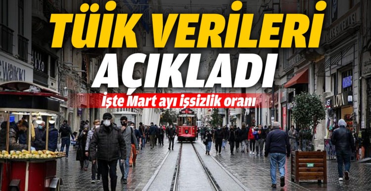 TÜİK: Mart’ta işsizlik yüzde 13,1’e geriledi, istihdam ise yüzde 44,3’e çıktı