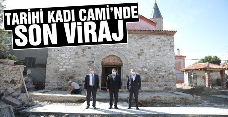 Altınova’nın tarihi Kadı Camii’nde son viraj