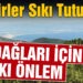 Oksijen Deposu Kaz Dağlarının Güvenliği İçin Tedbirler Sıkı Tutuluyor