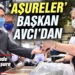 Başkan Avcı’dan vatandaşlara aşure ikramı