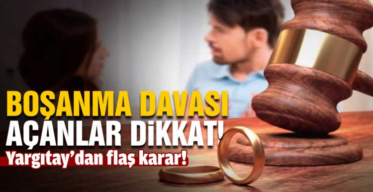 Boşanma davasını ilk açan taraf kusurlu sayıldı