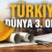 Türkiye, yurt dışı müteahhitlikte dünya üçüncüsü oldu