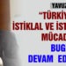 Yavuz Subaşı’ndan 30 Ağustos Zaferi kutlaması