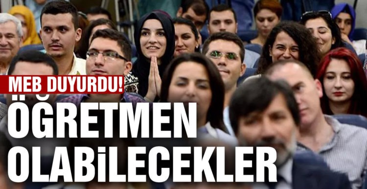 Son Dakika: Milli Eğitim Bakanlığı duyurdu! Öğretmen olabilecekler