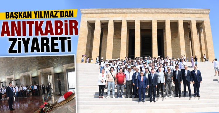 Başkan Yılmaz’dan Anıtkabir ziyareti