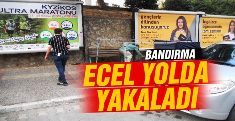Simitçiyi ecel yolda yakaladı