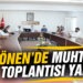 Gönen’de muhtarlar toplantısı yapıldı