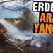 Erdek’te arazi yangını
