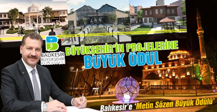 Büyükşehir in projelerine büyük ödül