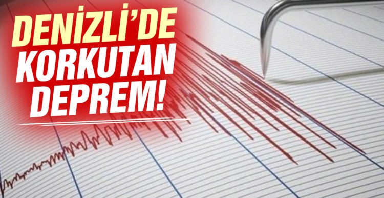 Denizli’nin Honaz ilçesinde 3.8 büyüklüğünde deprem