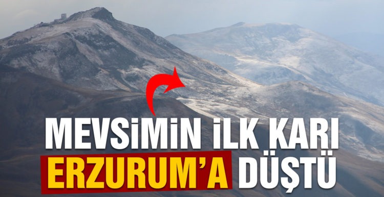 Mevsimin ilk karı Eylül ayında düştü!