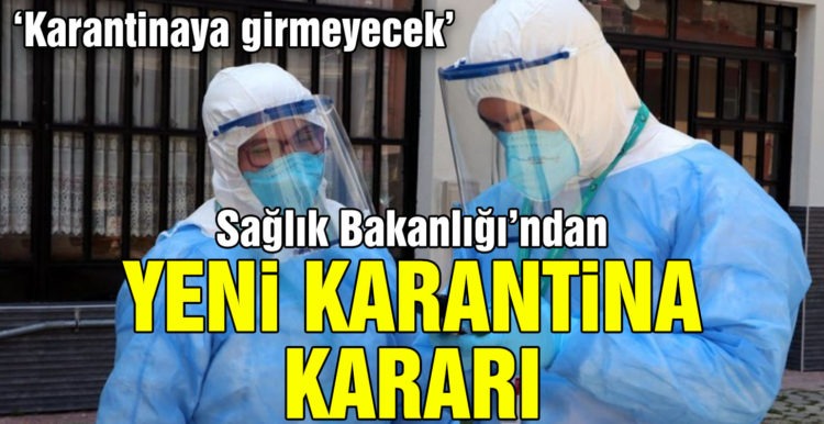 En az iki doz Covid-19 aşısı yaptıranlar temaslı olduğunda karantinaya girmeyecek