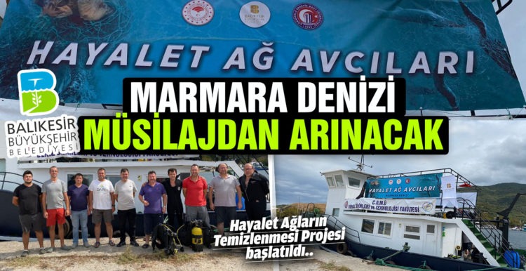 Marmara Denizi müsilajdan arınacak