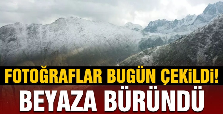 Havalar soğudu, kar geldi!