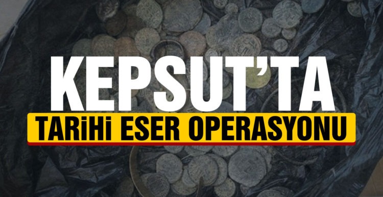 Kepsut’ta 2 şahsa tarihi eser operasyonu