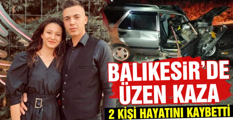 Balıkesir’de trafik kazası: 2 ölü