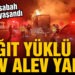 Susurluk’ta kağıt havlu yüklü tır yandı