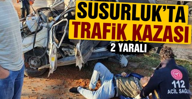 Susurluk’ta 4 aracın katıldığı zincirleme trafik kazası: 2 yaralı