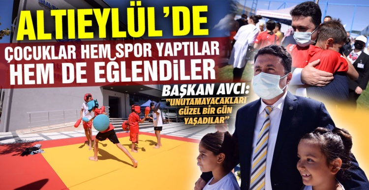 ALTIEYLÜL KURTULUŞ ETKİNLİKLERİ ÇOCUK YÜZME ŞENLİKLERİ İLE DEVAM EDİYOR