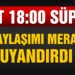 “Saat 18.00’de açıklama yapacağım”