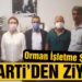 Orman İşletme Şefine AK Parti’den ziyaret