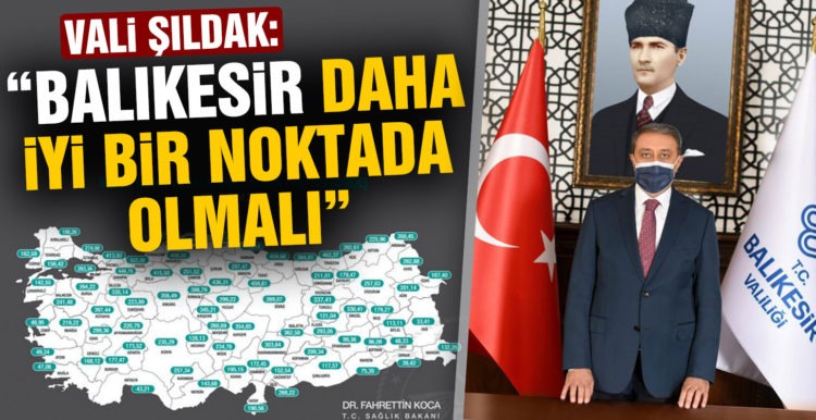 Vali Şıldak: “Balıkesir daha iyi bir noktada olmalı”