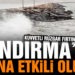 Bandırma’da fırtına etkili oluyor