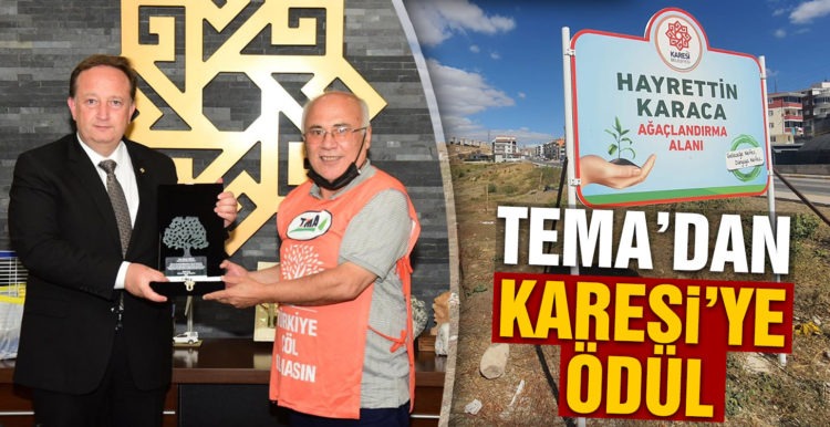 TEMA’DAN KARESİ BELEDİYESİ’NE TEŞEKKÜR