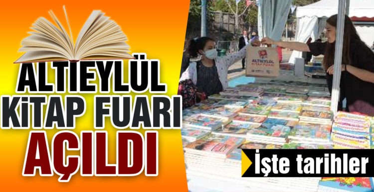 Altıeylül Kitap Fuarı açıldı