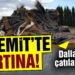 Edremit’te fırtına dalları kırdı, çatıları uçurdu