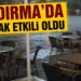 Bandırma’da sağanak etkili oldu