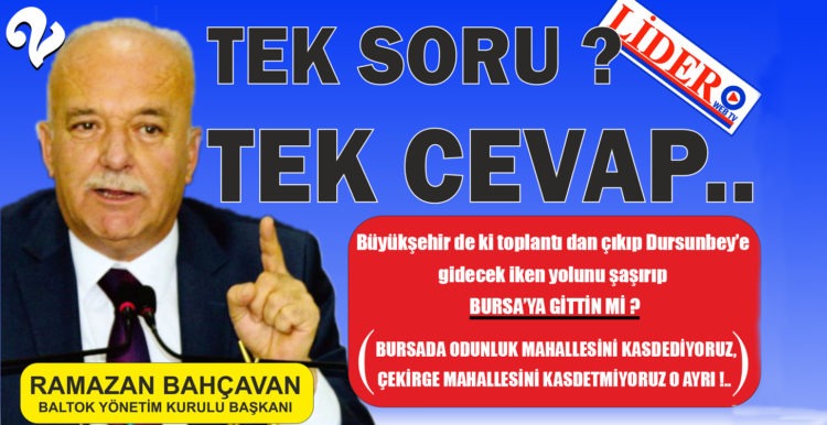 TEK SORU TEK CEVAP 2 !