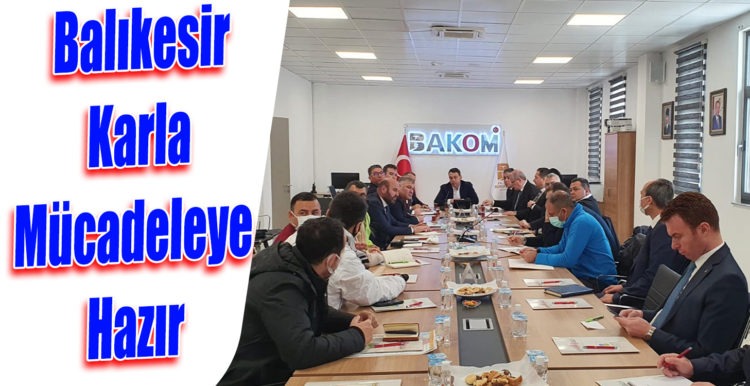 Balıkesir  Karla  Mücadeleye  Hazır